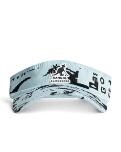 x J.Lindeberg Astoria Jacquard Visor-Kangol