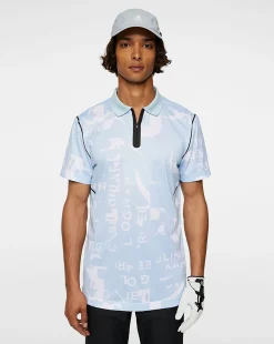 x J.Lindeberg Miro Print Polo-Kangol Sale