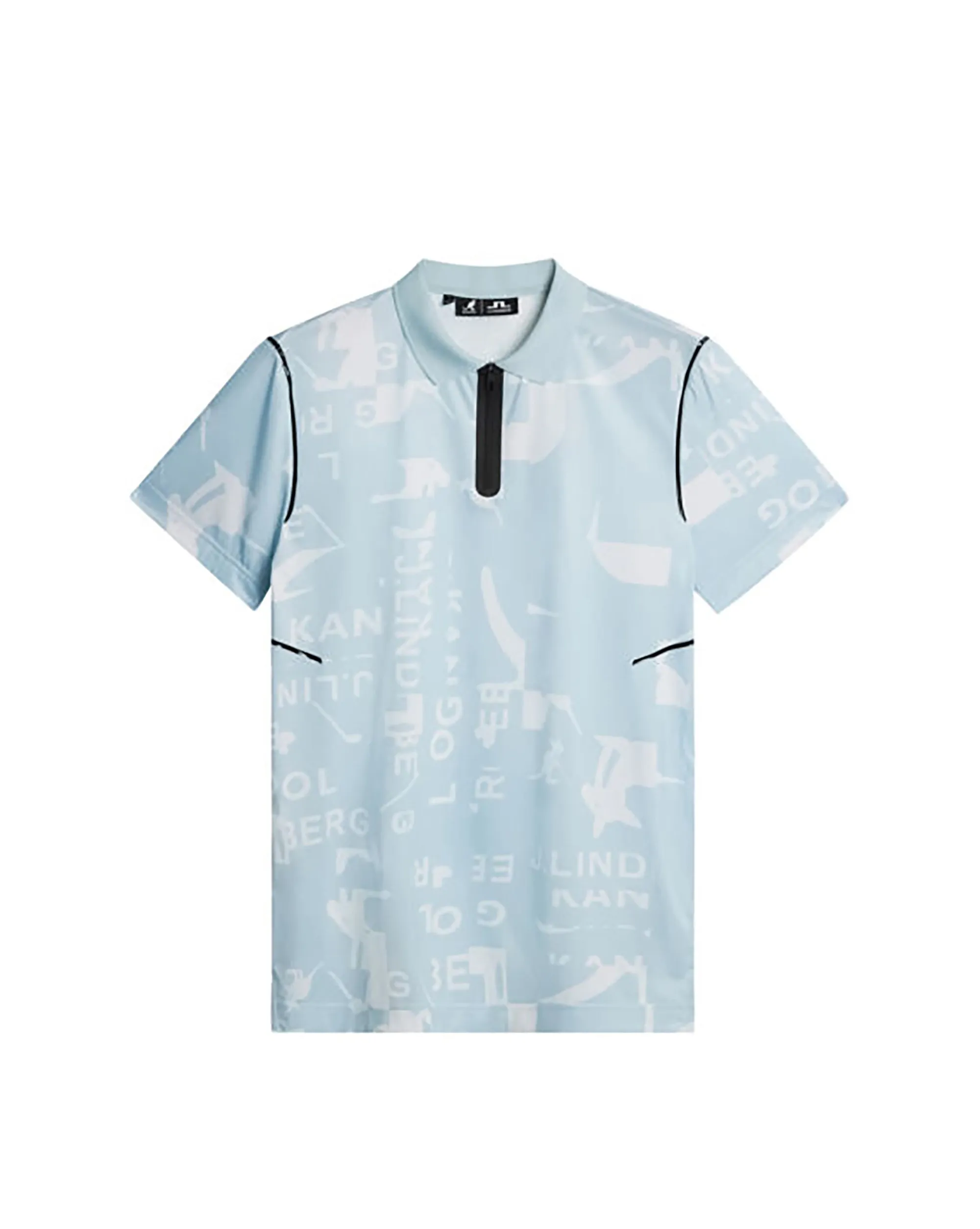 x J.Lindeberg Miro Print Polo-Kangol Sale