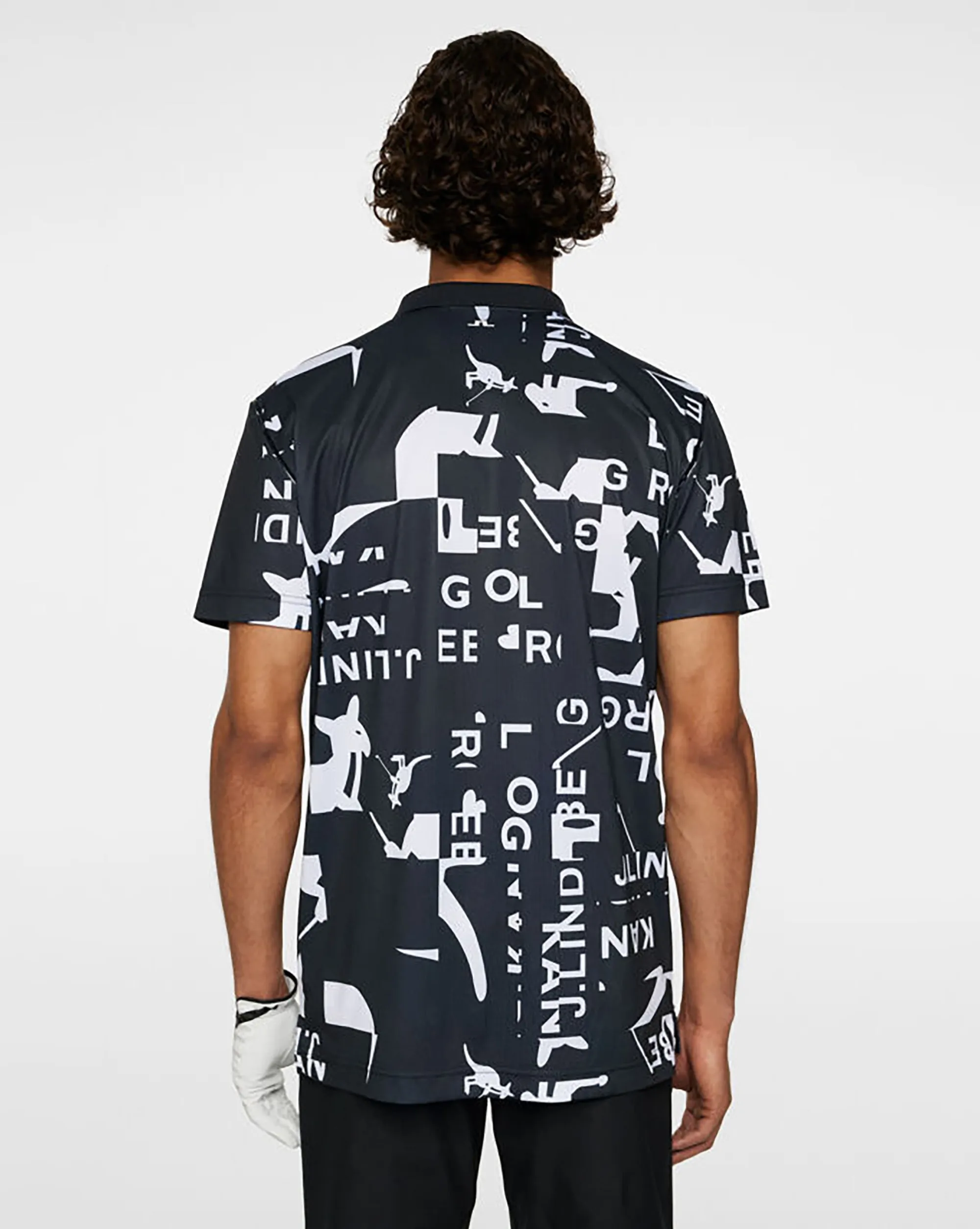 x J.Lindeberg Miro Print Polo-Kangol Sale