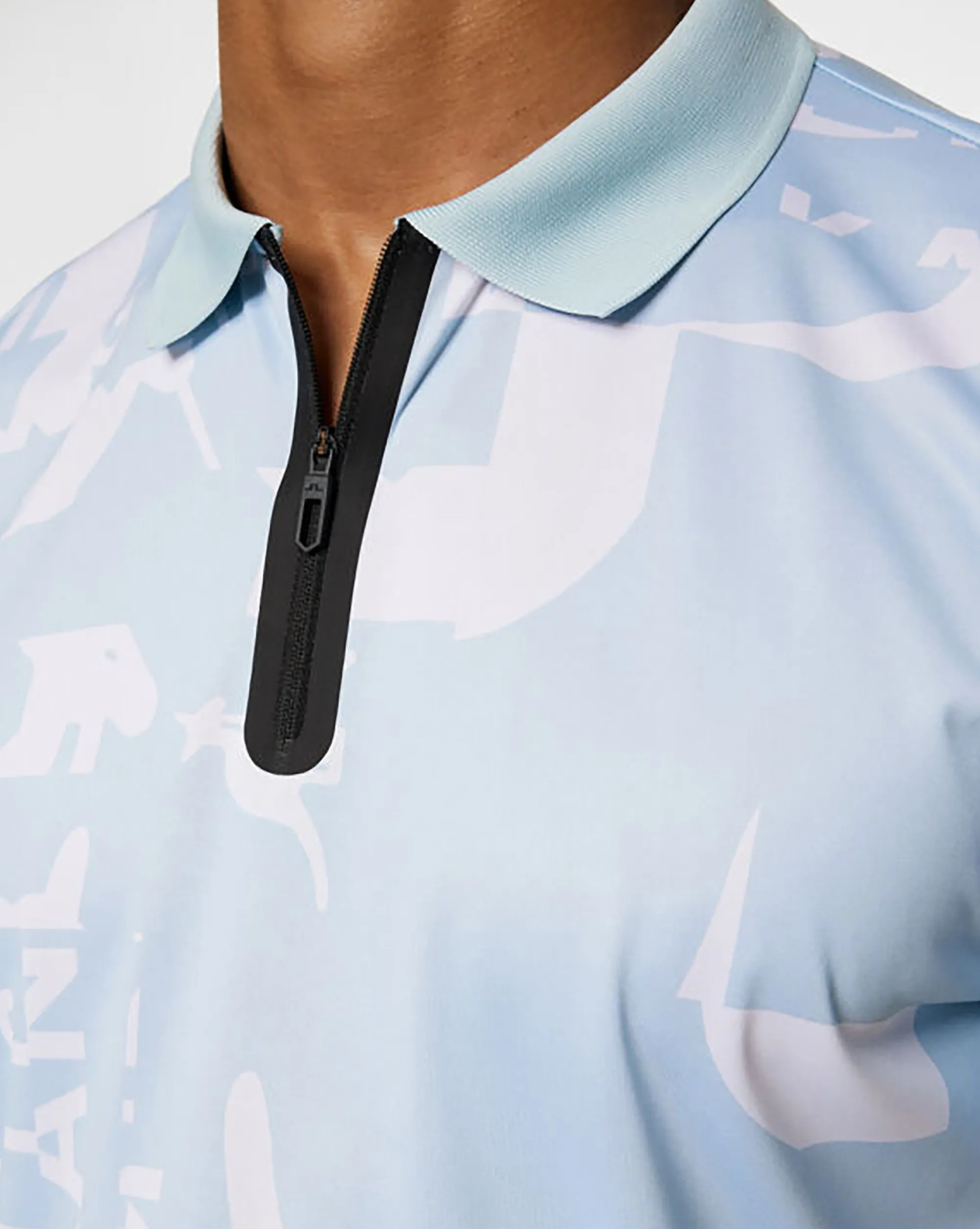 x J.Lindeberg Miro Print Polo-Kangol Sale